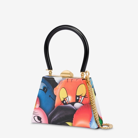 Moschino Inflatable Animals trapeze kiss lock hand crossbody bag NEW - Picture 3 of 13